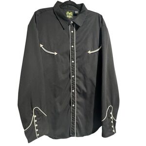 Benny’s Western Pearl Snap Shirt – Size 2XL Cowboycore